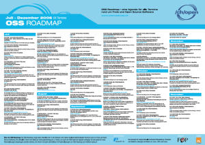 The brand new OSS Roadmap poster