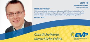 Stürmische Erfrischung für den Berner Stadtrat!
